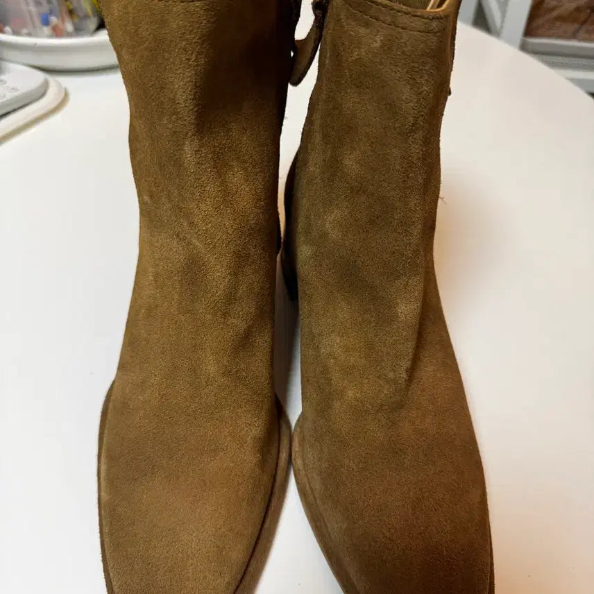 [BUNJANG] ZARA Ankle Boots Brown 39 / ZARA 자라 스웨이드 앵클 부츠 카멜 39사이즈