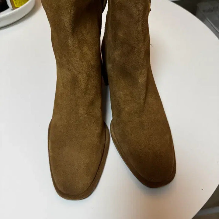 [BUNJANG] ZARA Ankle Boots Brown 39 / ZARA 자라 스웨이드 앵클 부츠 카멜 39사이즈