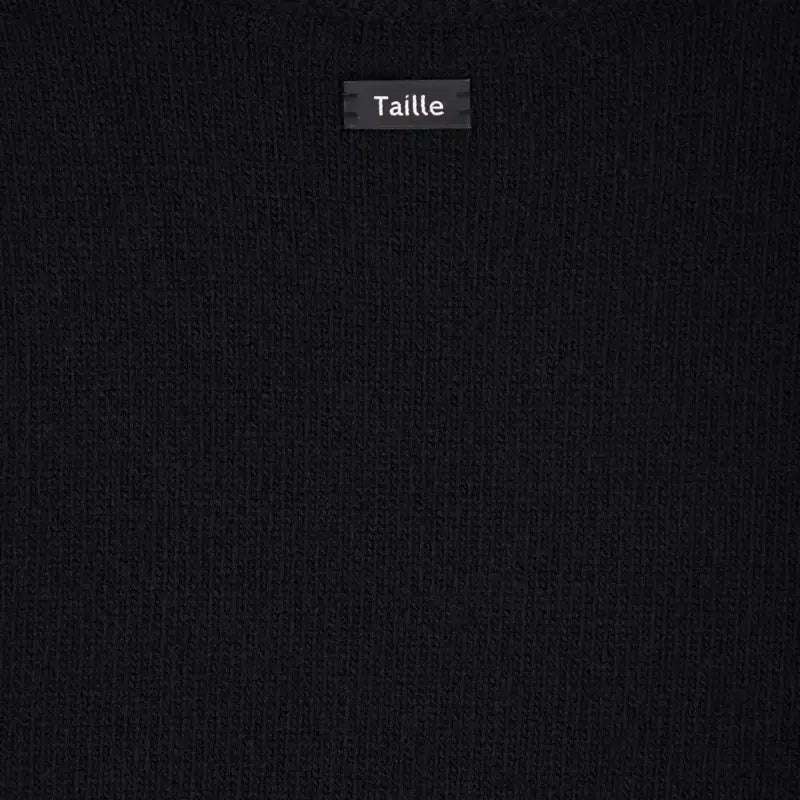 [BUNJANG] RECTO Tile Wool Cashmere Black Knit Sweater / 타일레 울 캐시미어 블랙 니트 2사이즈 판매 렉토 유스