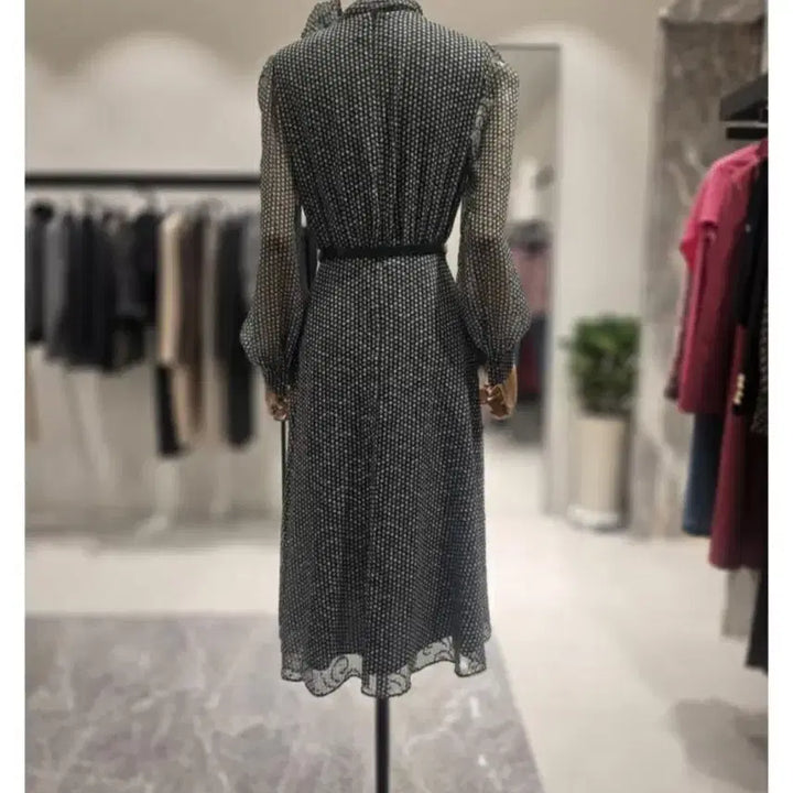 [BUNJANG] MOJO.S.FINE Chiffon Scarf Neck Dress Size 55 / 새상품) 모조에스핀 원피스 55