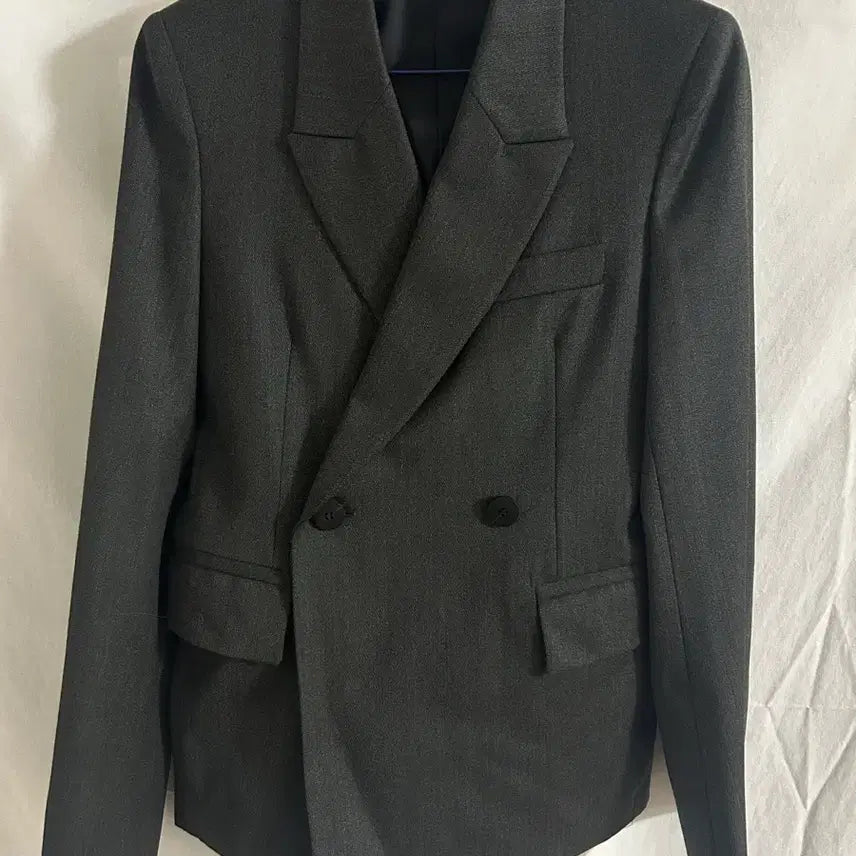 [BUNJANG] Wooyoungmi Blazer Khaki Gray / 우영미 블레이저 카키그레이