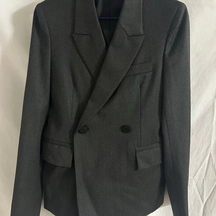 [BUNJANG] Wooyoungmi Blazer Khaki Gray / 우영미 블레이저 카키그레이