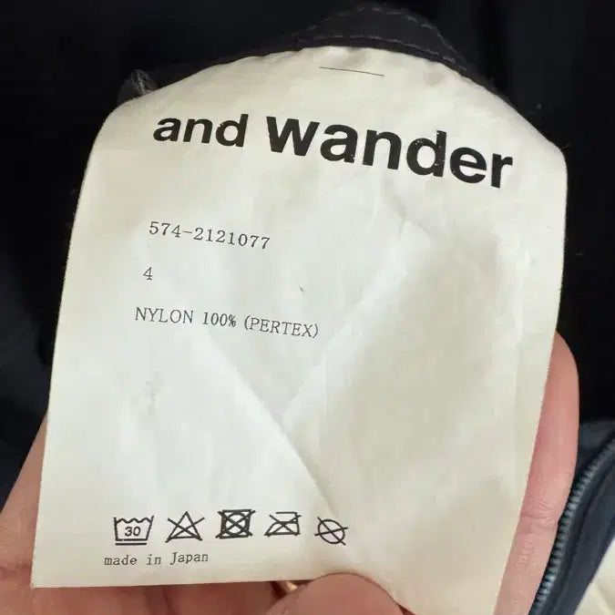 [BUNJANG] ANDWANDER PERTEX Wind Jacket / 앤드원더 퍼넥트 윈드재킷 바람막이 L ANDWANDER PERTEX wi