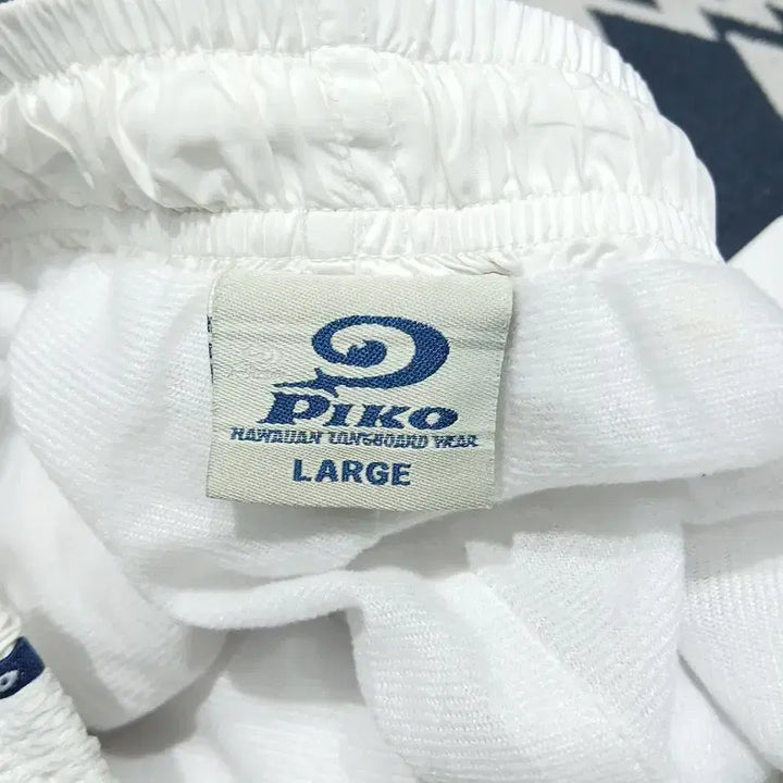 [BUNJANG] PIKO White Navy Mesh Side Line Old School Sweatpants / 아디다스 버건디 레드 로고 삼선 밴딩 조거팬츠 져지팬츠 트레이닝복 32-
