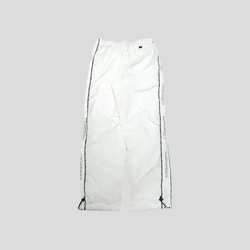 [BUNJANG] PIKO White Navy Mesh Side Line Old School Sweatpants / 아디다스 버건디 레드 로고 삼선 밴딩 조거팬츠 져지팬츠 트레이닝복 32-