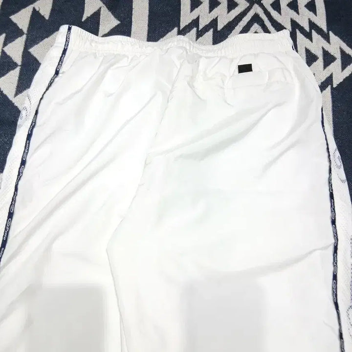 [BUNJANG] PIKO White Navy Mesh Side Line Old School Sweatpants / 아디다스 버건디 레드 로고 삼선 밴딩 조거팬츠 져지팬츠 트레이닝복 32-