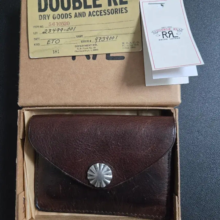 [BUNJANG] RRL Double RL Leather Card Case / RRL DOUBLE RL 레더 카드 케이스