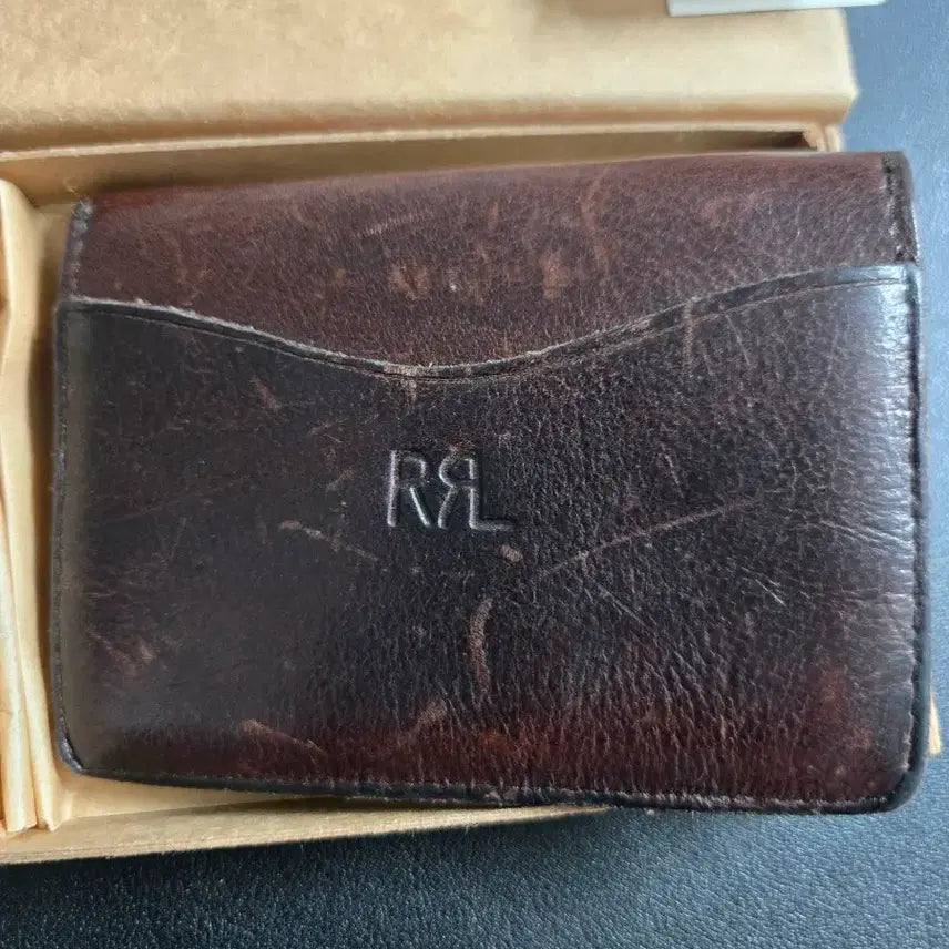 [BUNJANG] RRL Double RL Leather Card Case / RRL DOUBLE RL 레더 카드 케이스