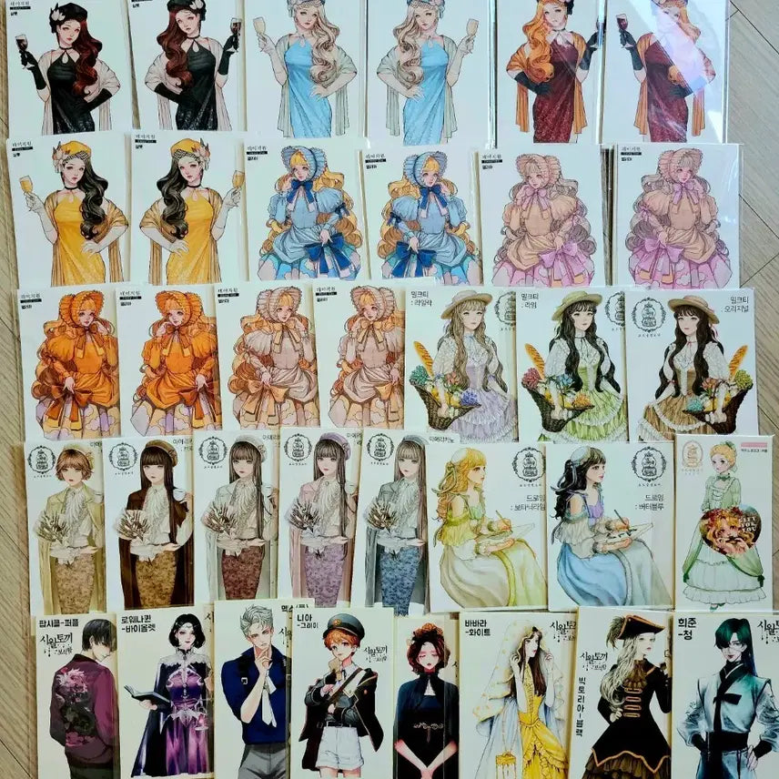[BUNJANG] Various Bloggers Character Stickers Bundle Set / 블로거인물인스35셋(시월토끼님,데이지원님,크림피치님)처분인스
