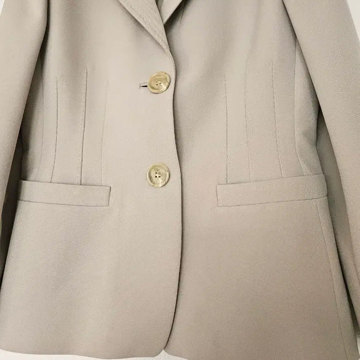 [BUNJANG] Designer Beige Suit Set (55-55.5) New / 디자이너 여성 정장 세트 베이지 55.55반까지 새상품