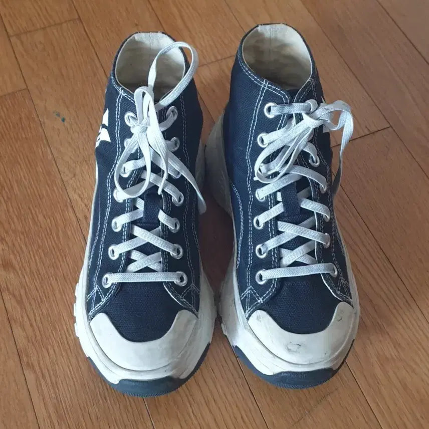 [BUNJANG] MLB Bigball Chunky High Top Sneakers 230mm / MLB 빅볼청키 하이탑 운동화 230