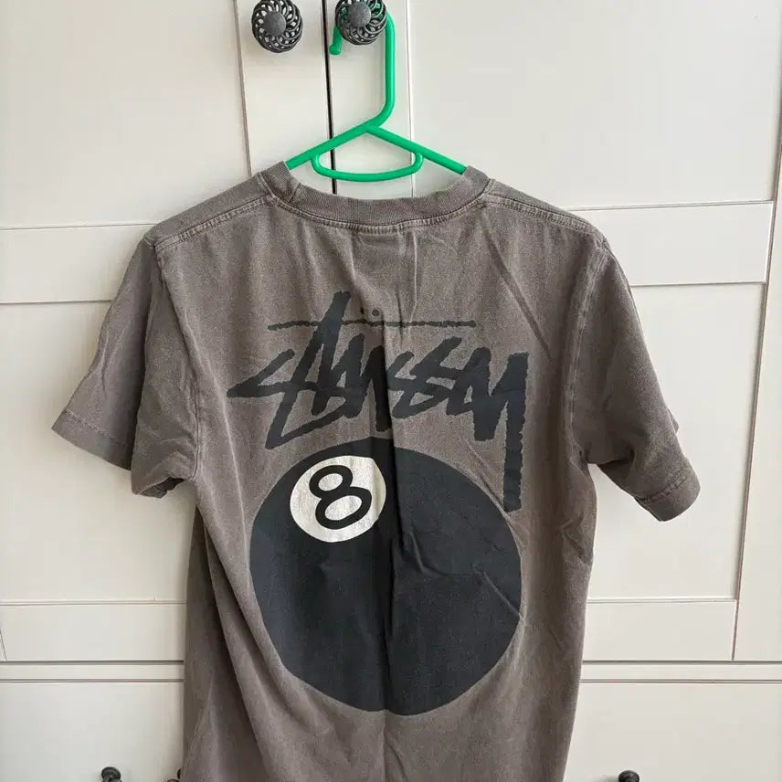[SOLD OUT] 스투시 8볼 피그먼트 다이드 티셔츠 커피 - 22SS