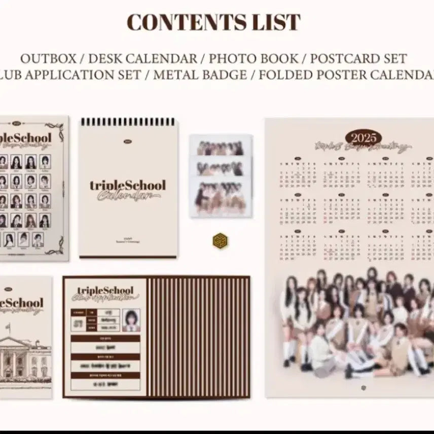 [BUNJANG] tripleS 2025 Season's Greetings / (오브젝트, 데스크 달력 제외)트리플에스 2025 시즌그링팅 판매