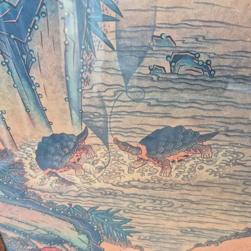 [BUNJANG] Antique Korean Folk Painting / 68   115 센치 민화그림사진되로판단구입