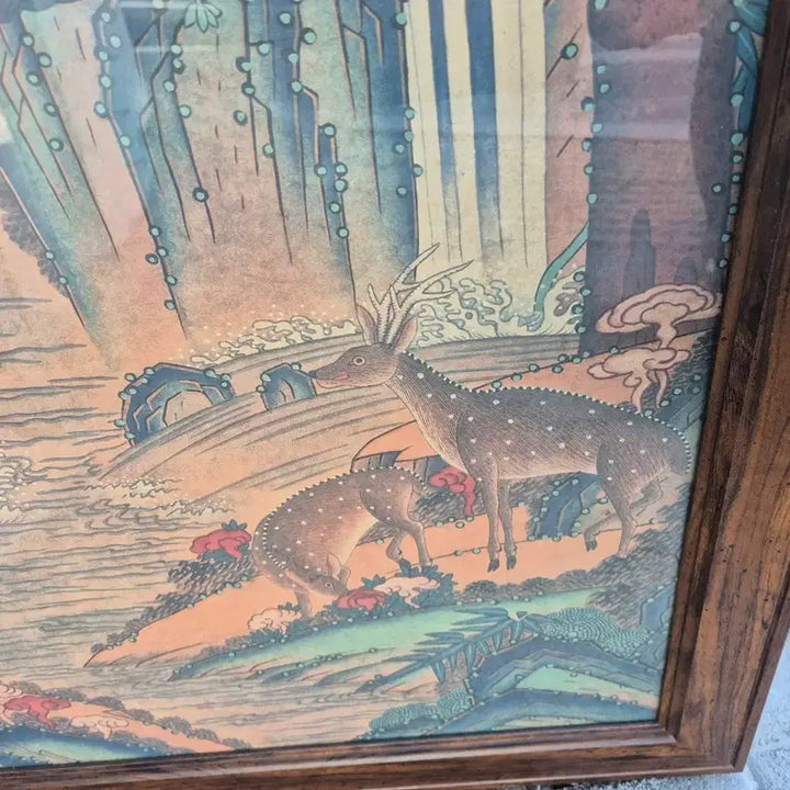 [BUNJANG] Antique Korean Folk Painting / 68   115 센치 민화그림사진되로판단구입