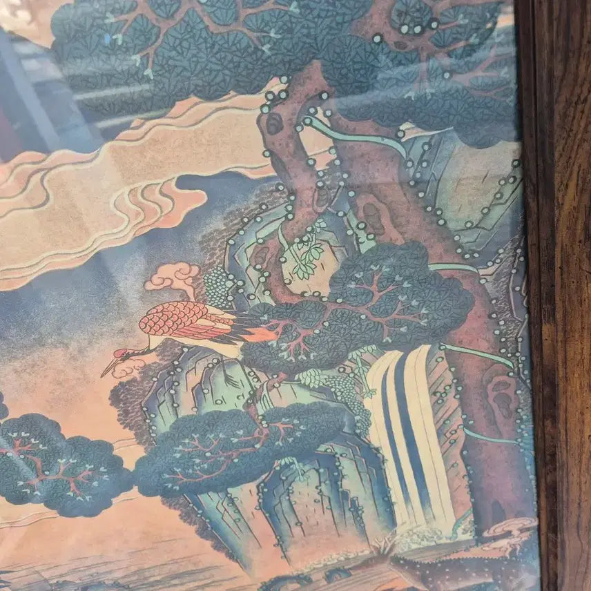 [BUNJANG] Antique Korean Folk Painting / 68   115 센치 민화그림사진되로판단구입