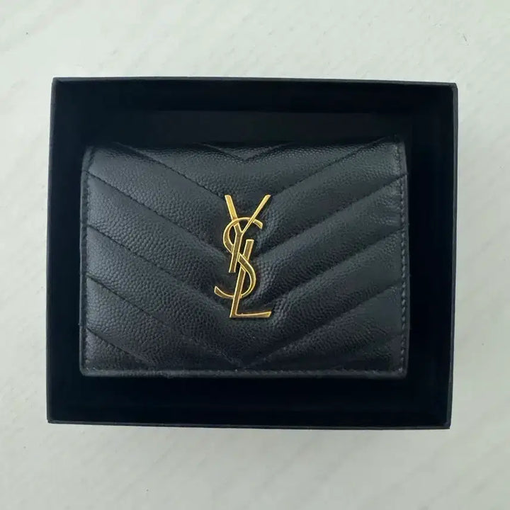 [BUNJANG] Saint Laurent Matelassé Wallet / 생로랑 마틀라세 반지갑