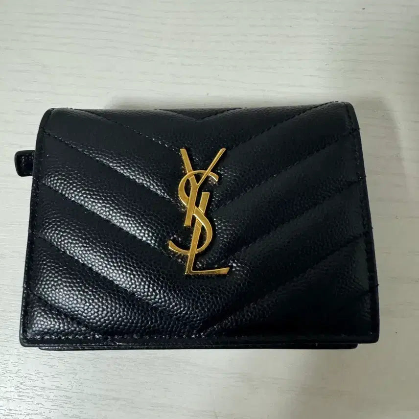 [BUNJANG] Saint Laurent Matelassé Wallet / 생로랑 마틀라세 반지갑