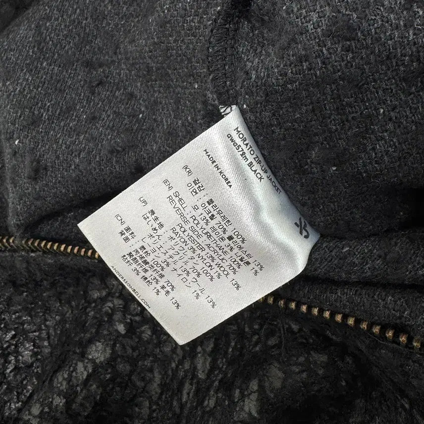 [BUNJANG] Andersson Bell Morato Zip-Up Jacket / 앤더슨벨 MORATO ZIP-UP JACKET