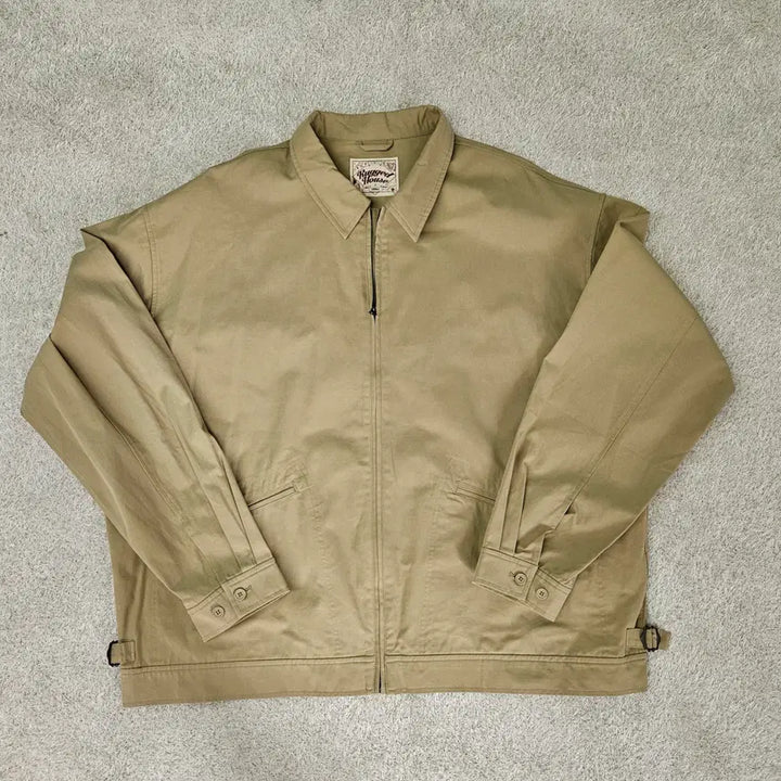 [BUNJANG] Rugged House Oversized Harrington Jacket (Cotton Silk Blend) / [새상품] 러기드하우스 오버핏 해링턴 자켓(코튼 실크 혼방) 빅사이즈