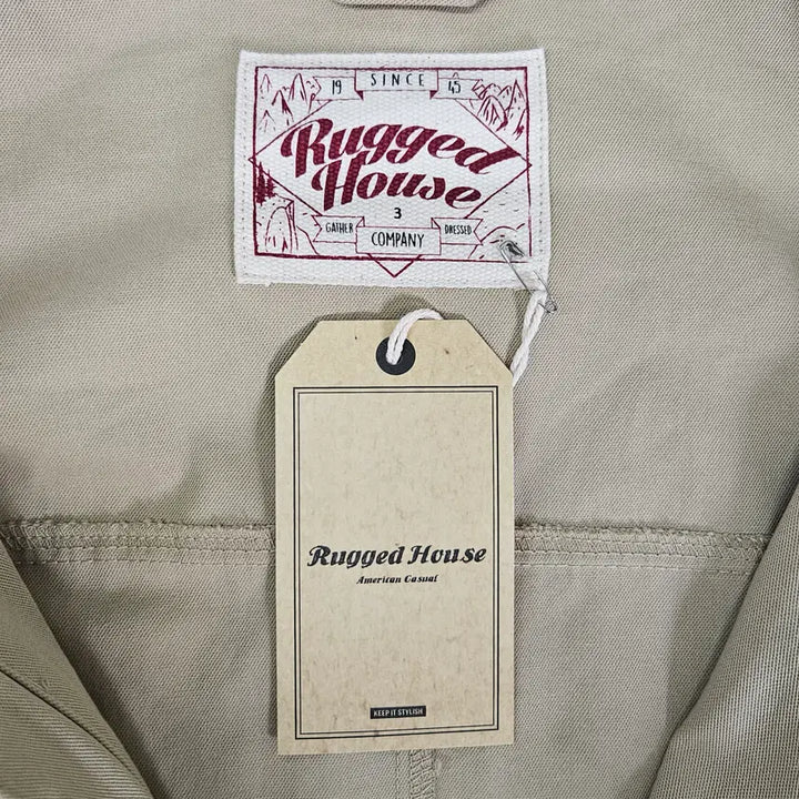[BUNJANG] Rugged House Oversized Harrington Jacket (Cotton Silk Blend) / [새상품] 러기드하우스 오버핏 해링턴 자켓(코튼 실크 혼방) 빅사이즈