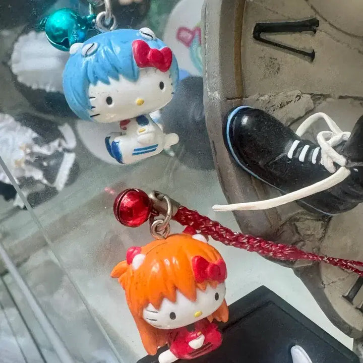 [BUNJANG] Evangelion Kitty Strap / 고전 에반게리온 키링 키티스트랩