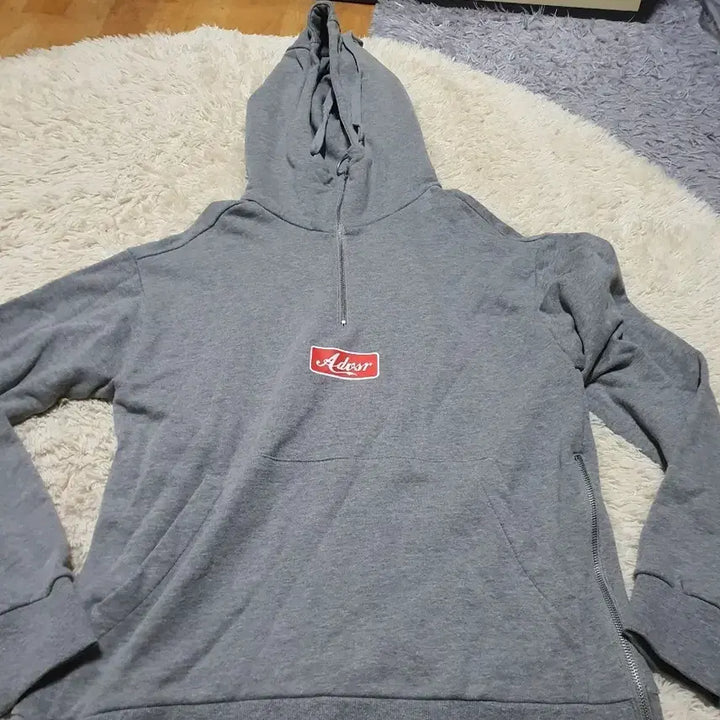 [BUNJANG] Ader Grey Hoodie / Ader 회색 후드티셔츠