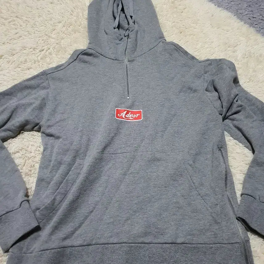 [BUNJANG] Ader Grey Hoodie / Ader 회색 후드티셔츠