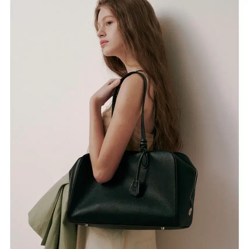 [BUNJANG] Remember Jane Heel 35 Black Tote Bag / 리멤버제인 힐35 블랙 토트백