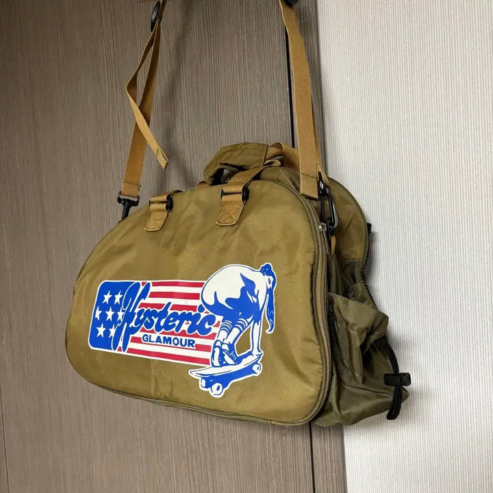 [BUNJANG] Hysteric Glamour 90s Two-Way Boston Bag / 90s 히스테릭글래머 투웨이 보스턴백