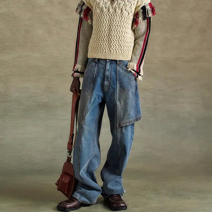 [BUNJANG] Andersson Bell EMBROIDERY WRAP JEANS / 앤더슨벨 EMBROIDERY WRAP JEANS