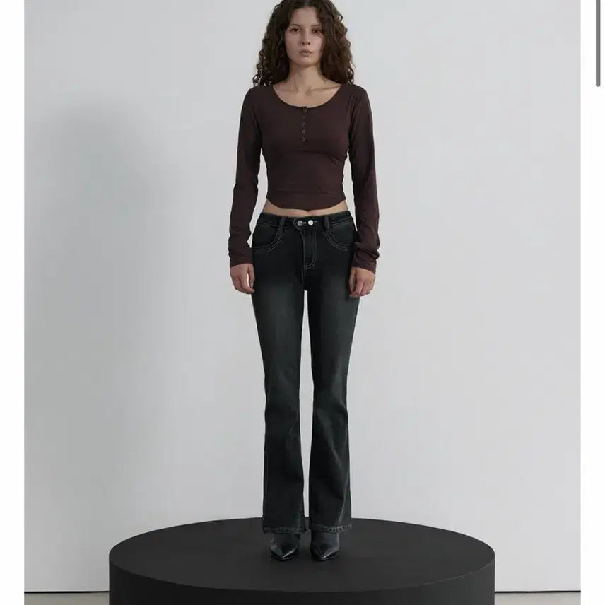 [BUNJANG] W.A.U Bootcut Denim Jeans / 우알롱 부츠컷 데님 청바지 판매