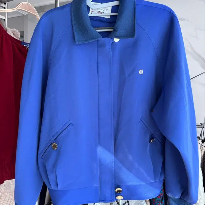 [BUNJANG] Givenchy Blue Blouson Jacket / 지방시 블루종 자켓 블루