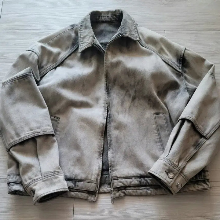 [BUNJANG] Junn.J Denim Zip-up Jacket 48 / 준지 junn.j 데님 집업 자켓 48