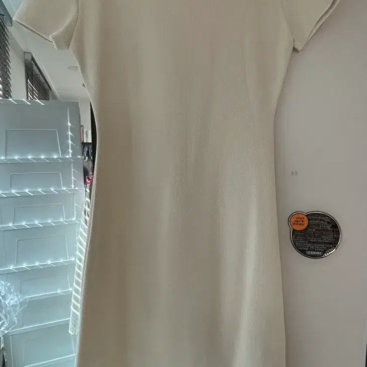 [BUNJANG] Frost J Ivory Midi Dress / (프로스트제이)헤이 반팔 원피스(아이보리, 미디)