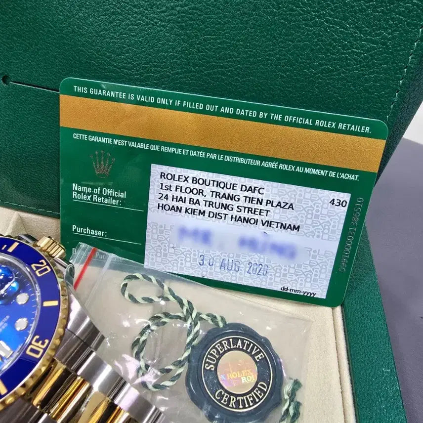 [BUNJANG] Rolex Submariner 40mm Watch / [정품] 롤렉스 서브마리너 청콤 40mm 시계