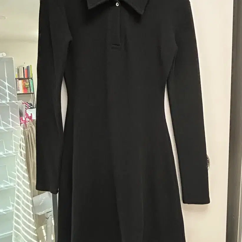 [BUNJANG] Frost J Collar Mini Dress (Black) / (프로스트제이)카라 원피스(블랙)