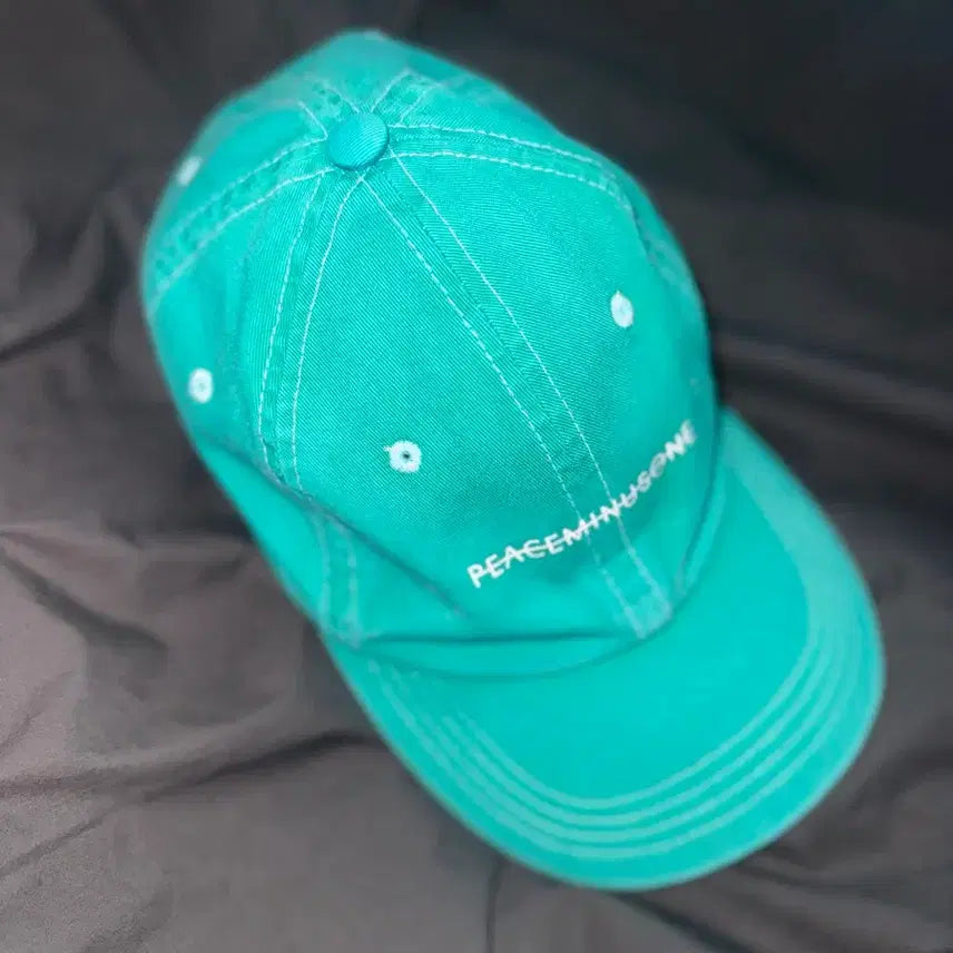 [BUNJANG] PEACEMINUSONE Vintage Cotton Cap #1 Green Hat / 피스마이너스원 빈티지 코튼 캡 #1 그린 peaceminusone 모자