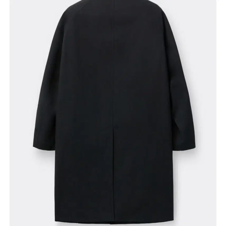 [BUNJANG] Customellow Black Cotton Balmaccan Coat / 커스텀멜로우 Black Cotton Balmaccan Coat 코트
