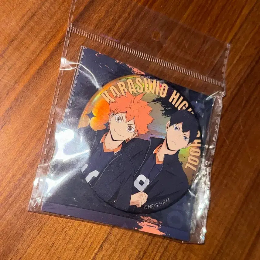 [BUNJANG] Haikyuu Hinata Kageyama Hologram Can Badge / 하이큐 히나타 카게야마 홀로그램 캔 뱃지