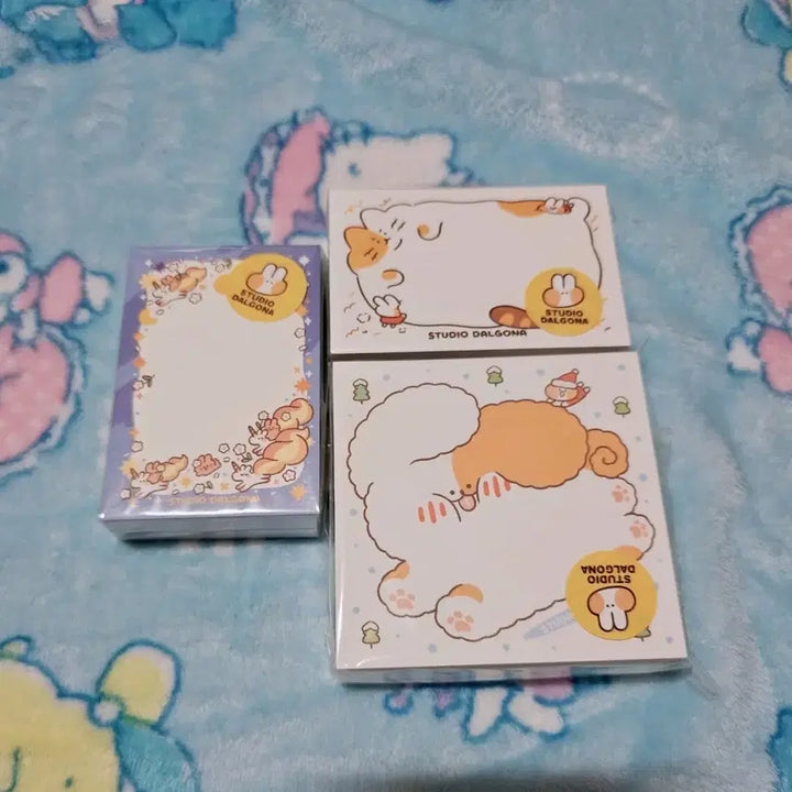 [BUNJANG] Studio Dalgona Memo Pad Bundle Set / 스튜디오 달고나 메모패드 3종 일괄:)