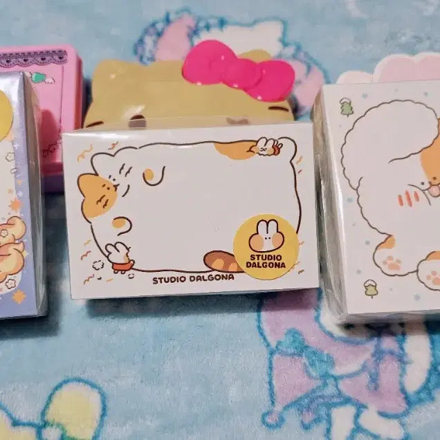 [BUNJANG] Studio Dalgona Memo Pad Bundle Set / 스튜디오 달고나 메모패드 3종 일괄:)