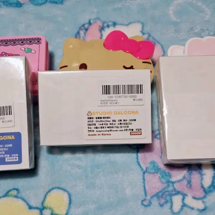 [BUNJANG] Studio Dalgona Memo Pad Bundle Set / 스튜디오 달고나 메모패드 3종 일괄:)