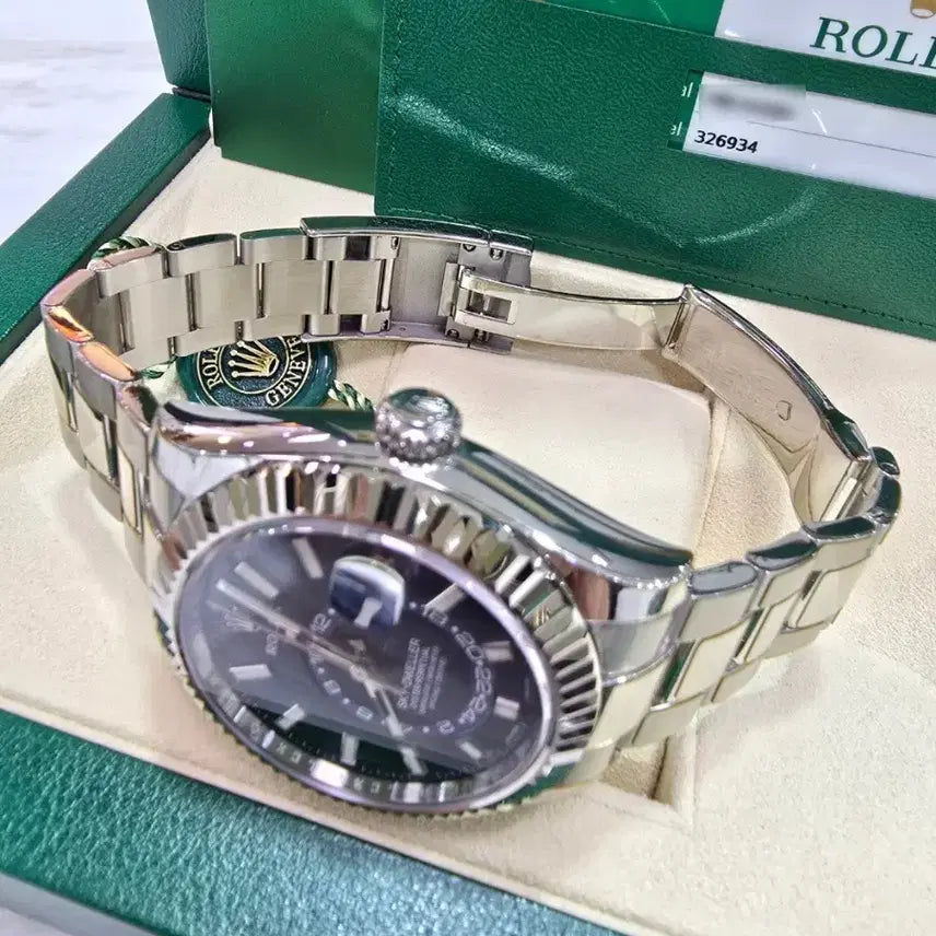 [BUNJANG] Rolex Sky-Dweller Blue Dial 42mm Watch / [정품] 롤렉스 스카이드웰러 청판 국내 42mm 시계