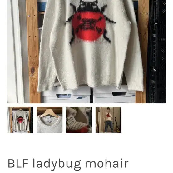 [BUNJANG] Boylongface Mohair Sweater / boylongface 보이롱페이스 모헤어 스웨터