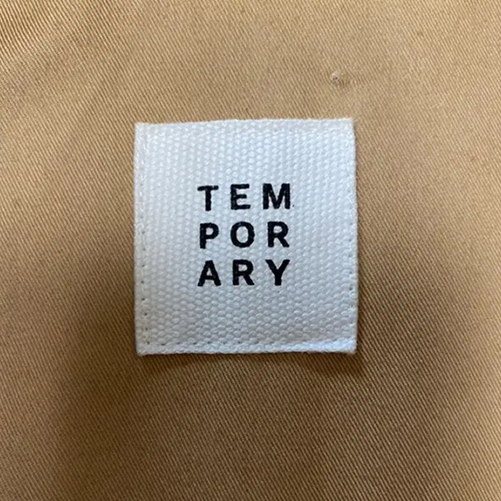 [BUNJANG] TEMPORARY Camel Mac Coat (M-L) / [새상품급] TEMPORARY 미니멀 싱글 트렌치 코트 (카멜 베이지)