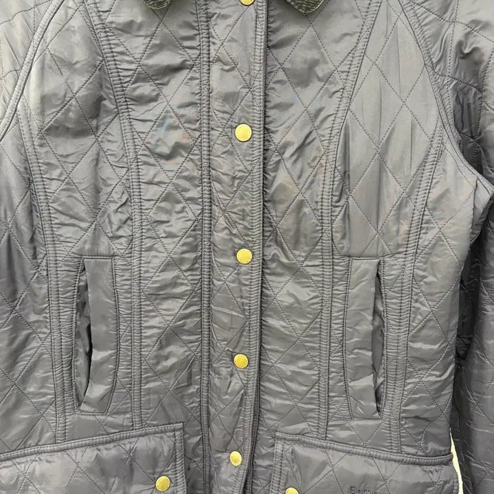 [BUNJANG] Barbour Quilted Jacket Corduroy Collar L / 바버 퀼팅 자켓 코듀로이 카라 L