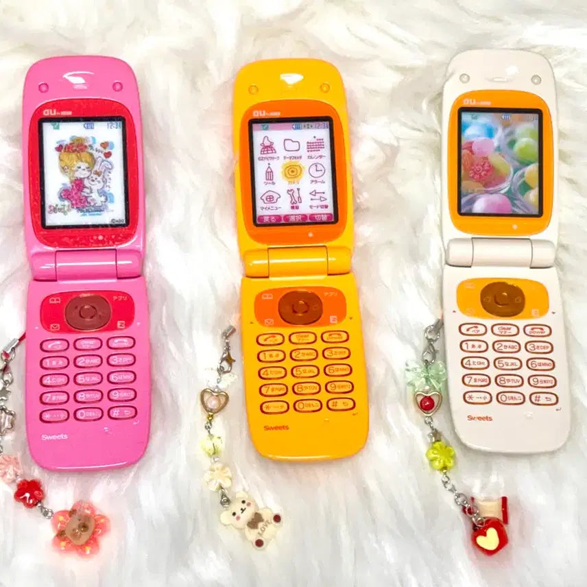 [BUNJANG] Sanyo y2k Gal Phone Pink Mockup Phone / 일본 고전폰 au 산요폰 y2k 갸루폰 핑크판완(개별가격)