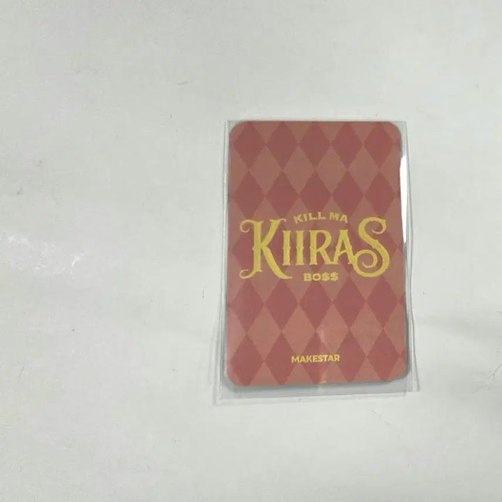 [BUNJANG] KIRAS Makestar Signed Photocard / 키라스 메이크스타 사인 포카