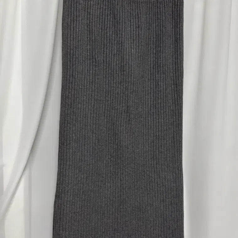 [BUNJANG] Knitted Long Skirt / [새샹품] 골지 니트 롱스커트